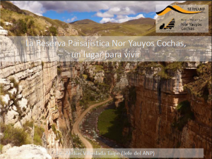 La Reserva Paisajísta Nor Yauyos Cochas, un lugar para vivir.